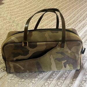 🌟🔥Rare Authentic Christian Dior Camo Boston Bag